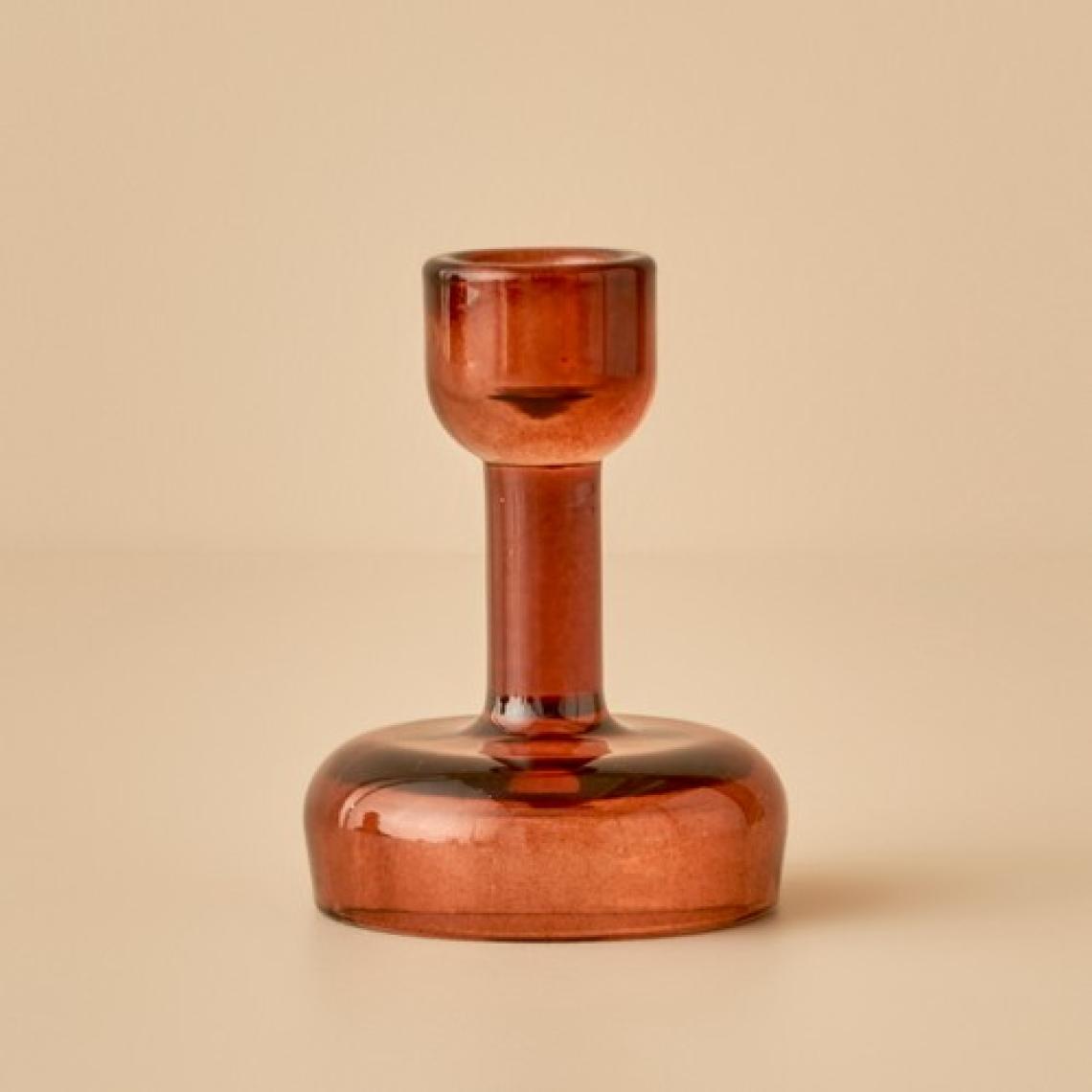 Bella Maison Miguel Mumluk Bordo (7 x 7 x 10  cm )