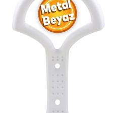 Noktalı Portmanto Vestiyer Duvar Askısı Metal Dolap Elbise Askılığı Askılık Beyaz