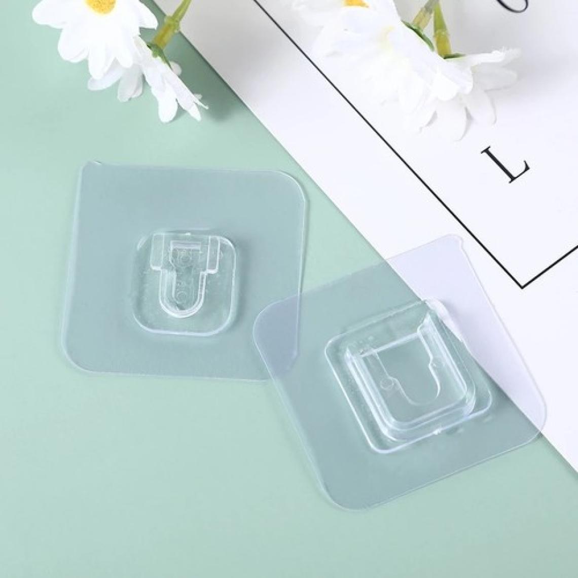 Rennway Geçmeli Eşya Sabitleme Klipsleri Şeffaf 4 Lü Set