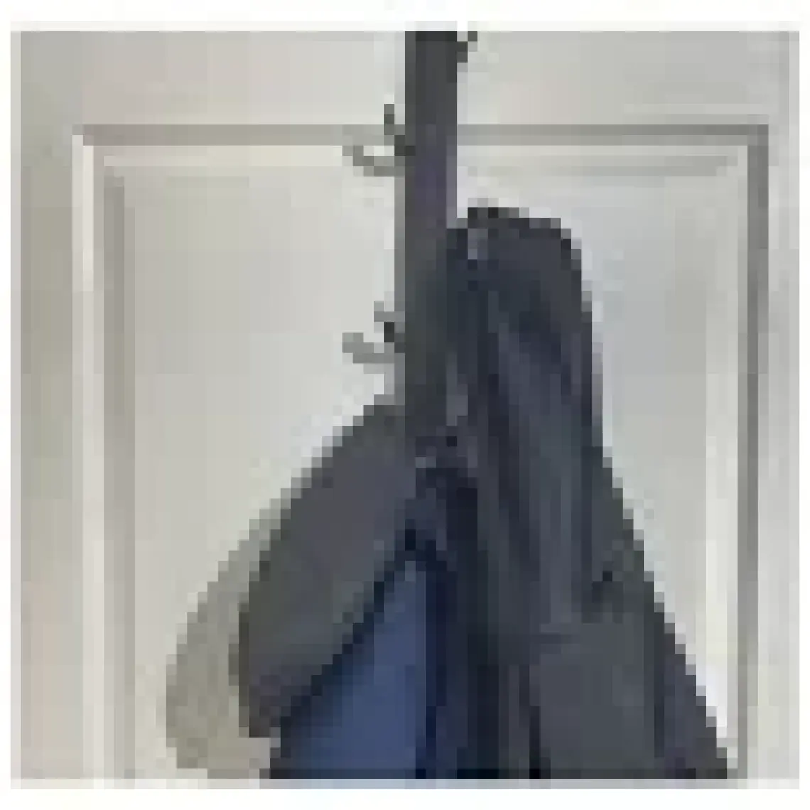 Risingmaber Metal Mat Siyah Amerikan Kapı Arkası Dikey Kapı Arkası Askılık Organizer Askılık ve Banyo Kapı Arkası Dikey Askılık