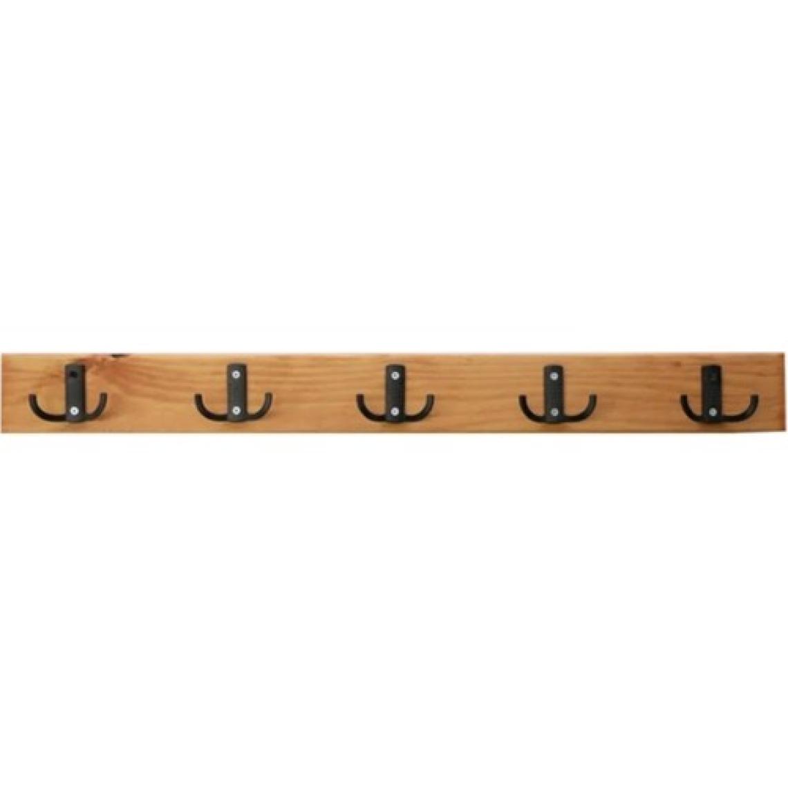 Mavi Trend Mavitrend Ahşap Duvar ve Kapı Askılık Hol Mutfak Banyo Askısı Duvar Askısı 60X8 cm