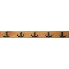 Mavi Trend Mavitrend Ahşap Duvar ve Kapı Askılık Hol Mutfak Banyo Askısı Duvar Askısı 60X8 cm