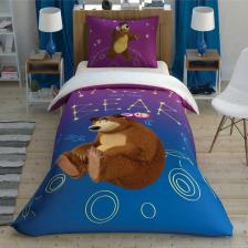 Masha And The Bear Galaxy Pamuk Lisanslı Nevresim Takımı