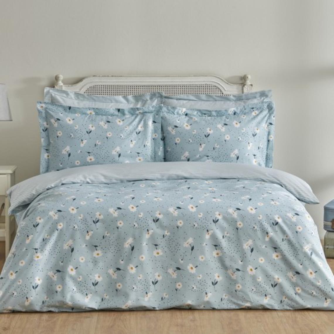Karaca Home Daisy Mint %100 Pamuk Tek Kişilik Nevresim Takımı