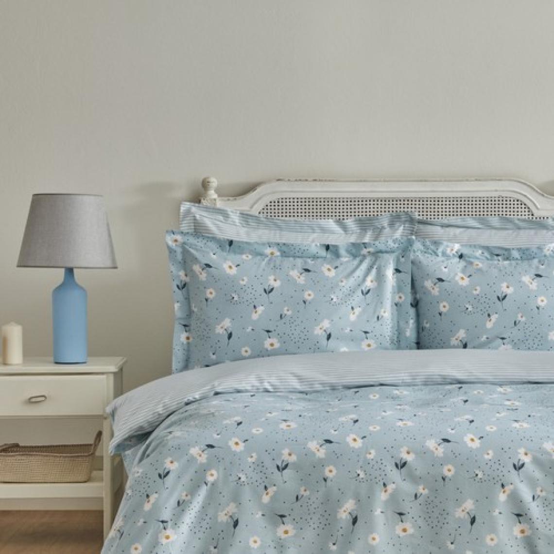 Karaca Home Daisy Mint %100 Pamuk Tek Kişilik Nevresim Takımı