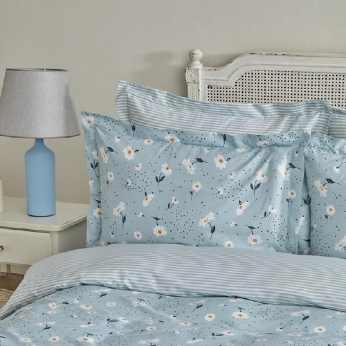 Karaca Home Daisy Mint %100 Pamuk Tek Kişilik Nevresim Takımı