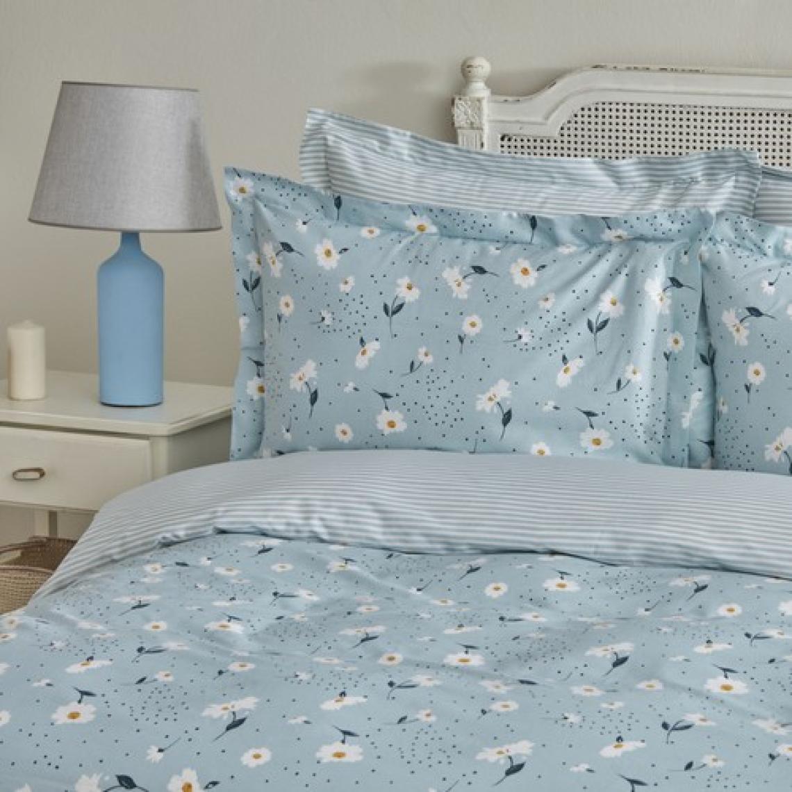 Karaca Home Daisy Mint %100 Pamuk Tek Kişilik Nevresim Takımı