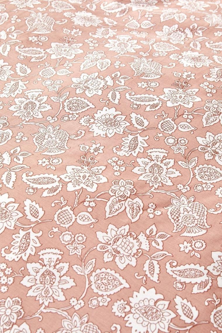 Celerina Pembe %100 Pamuk Tek Kişilik Fitted Nevresim Takımı