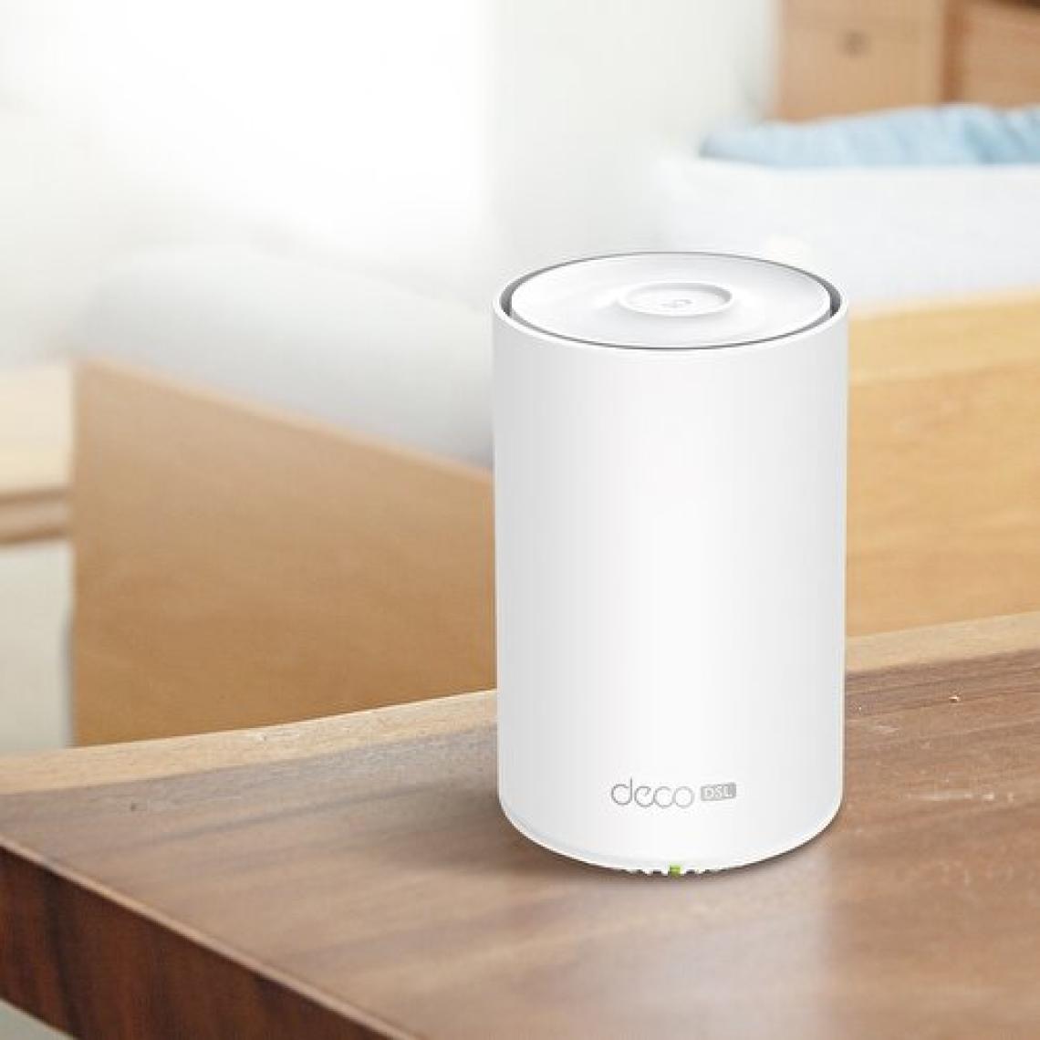 TP-Link Deco X50-DSL(1-PACK), AX3000 Dual-Band Tüm Ev Mesh Wi-Fi 6 Fiber Destekli ADSL/VDSL Modem Raouter