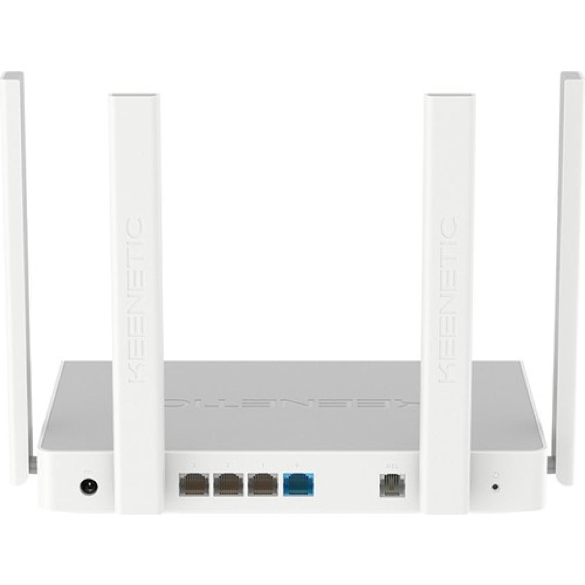 Keenetic Extra DSL AC1200 Mesh Wi-Fi 5 Dualband MU-MIMO VDSL2/ADSL2+ Modem 4-Port Fiber Router