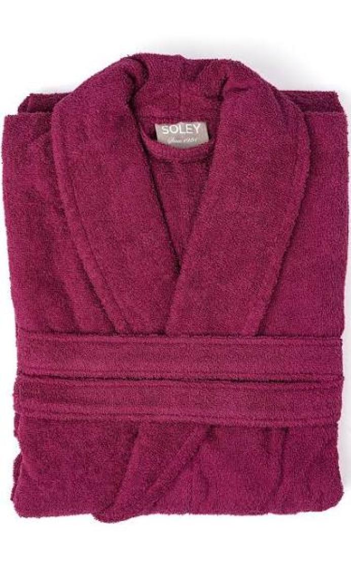 Soley | Minerva | Extra Yumuşak %100 Pamuklu Kadın / Erkek Unisex Bornoz