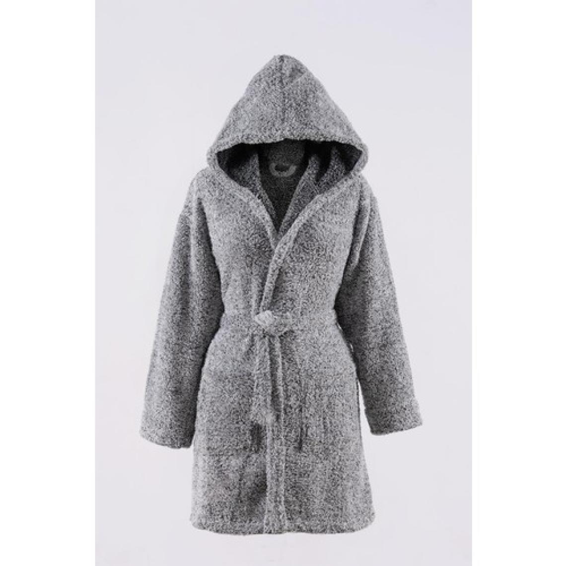 Znp Home Plain Kapşonlu Unisex Wellsoft Peluş Sabahlık | Bornoz