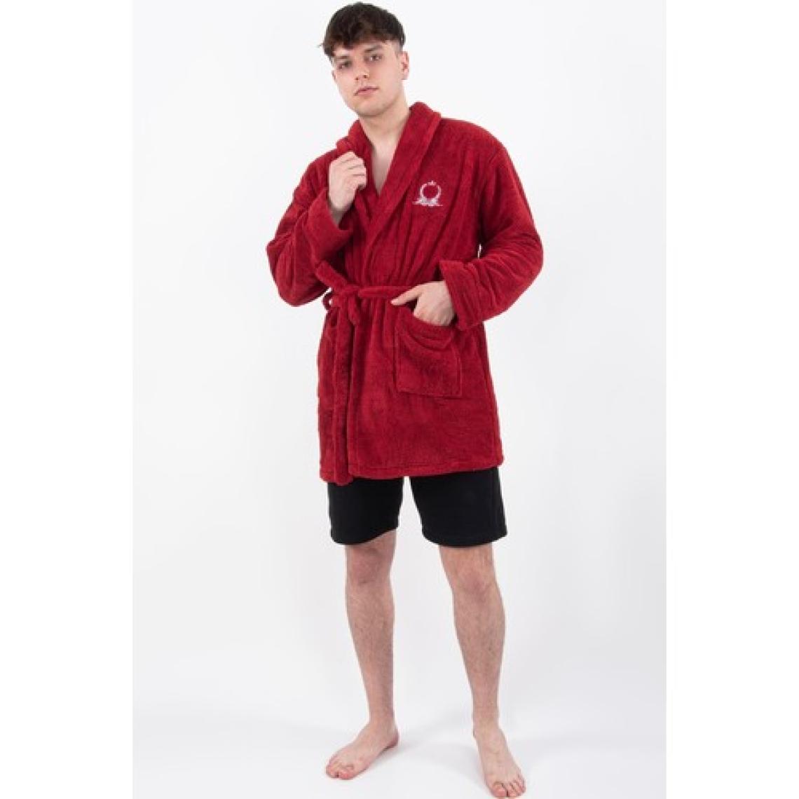 MaisonArt Rob | Wellsoft Peluş Erkek Sabahlık Polar | Robdeşambr | Bornoz