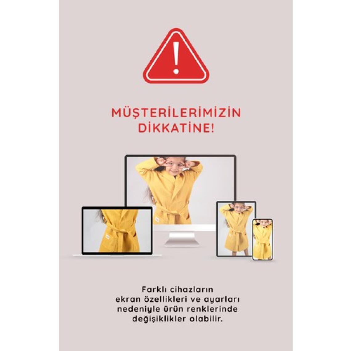 Luckka Pike Çocuk Bornoz Waffle Kumaş - ZTWAF00