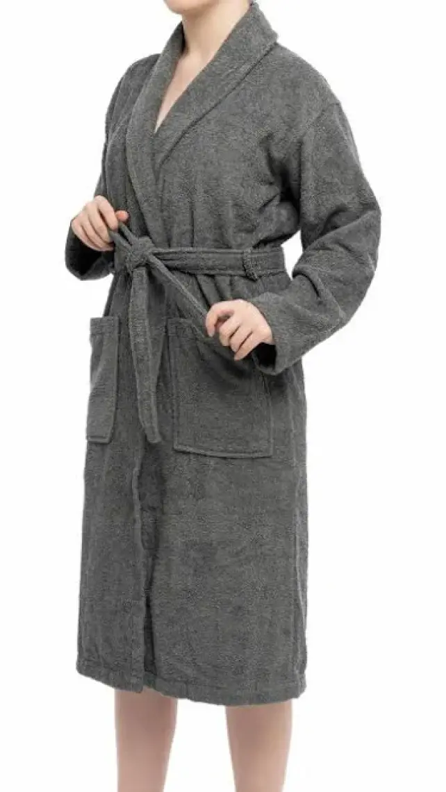 Soley | Minerva | Extra Yumuşak %100 Pamuklu Kadın / Erkek Unisex Bornoz