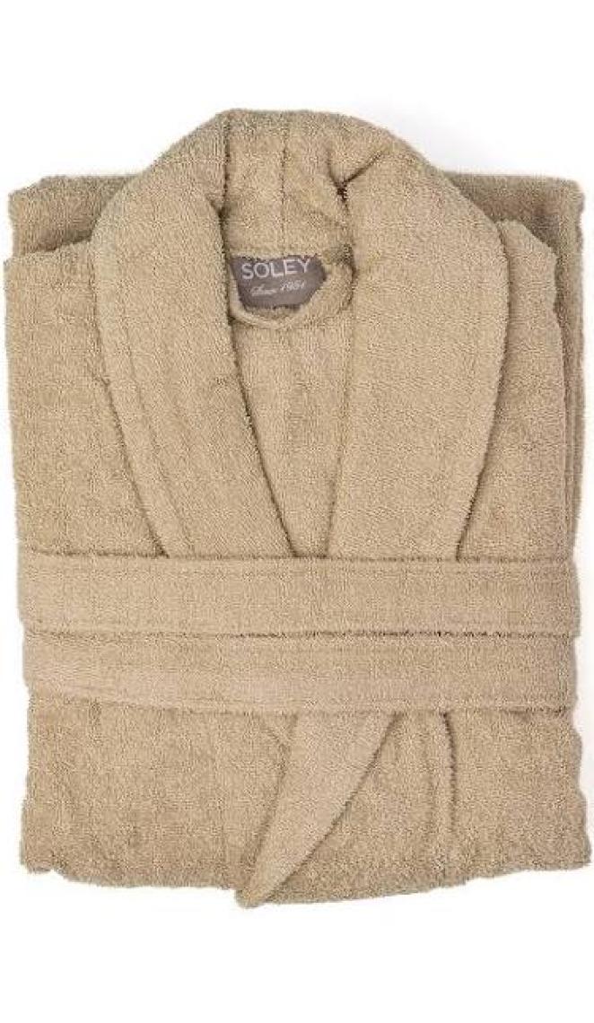 Soley | Minerva | Extra Yumuşak %100 Pamuklu Kadın / Erkek Unisex Bornoz