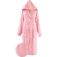 Metis Pamuk Kapüşonlu Unisex S - M Bornoz - Lara Pudra
