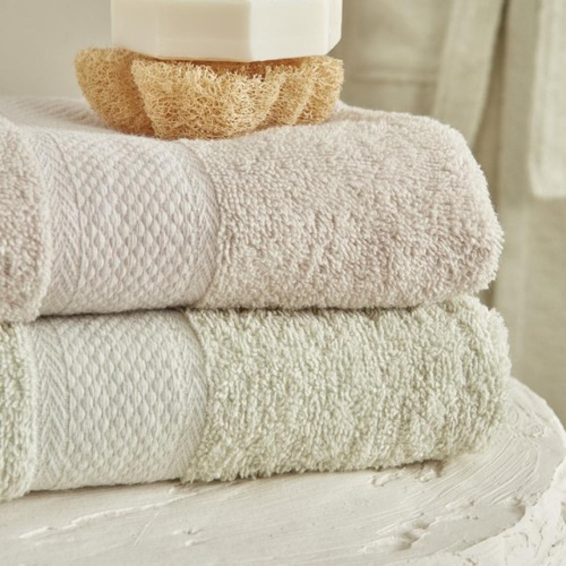 Sarah Anderson 4 Parça Aile Banyo Seti Yeşil-Bej