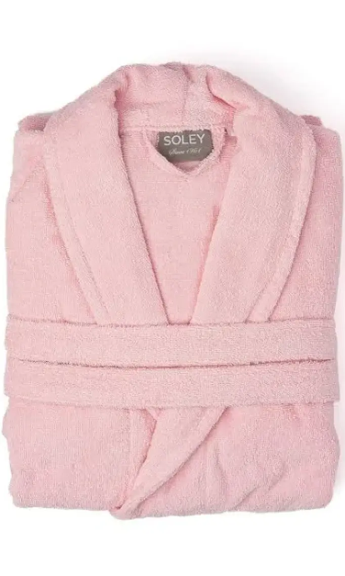 Soley | Minerva | Extra Yumuşak %100 Pamuklu Kadın / Erkek Unisex Bornoz