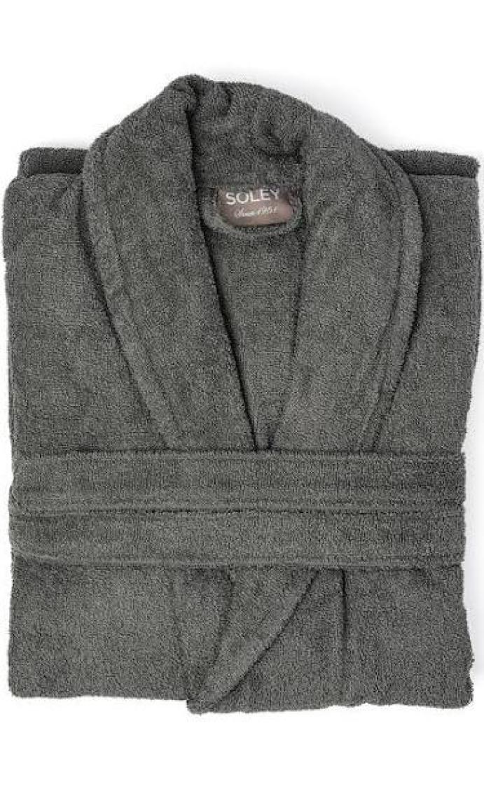 Soley | Minerva | Extra Yumuşak %100 Pamuklu Kadın / Erkek Unisex Bornoz