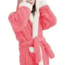 Znp Home Bunny Kapşonlu Unisex Wellsoft Çocuk Peluş Sabahlık | Bornoz