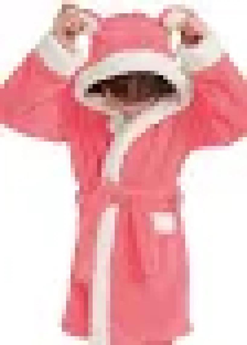 Znp Home Bunny Kapşonlu Unisex Wellsoft Çocuk Peluş Sabahlık | Bornoz