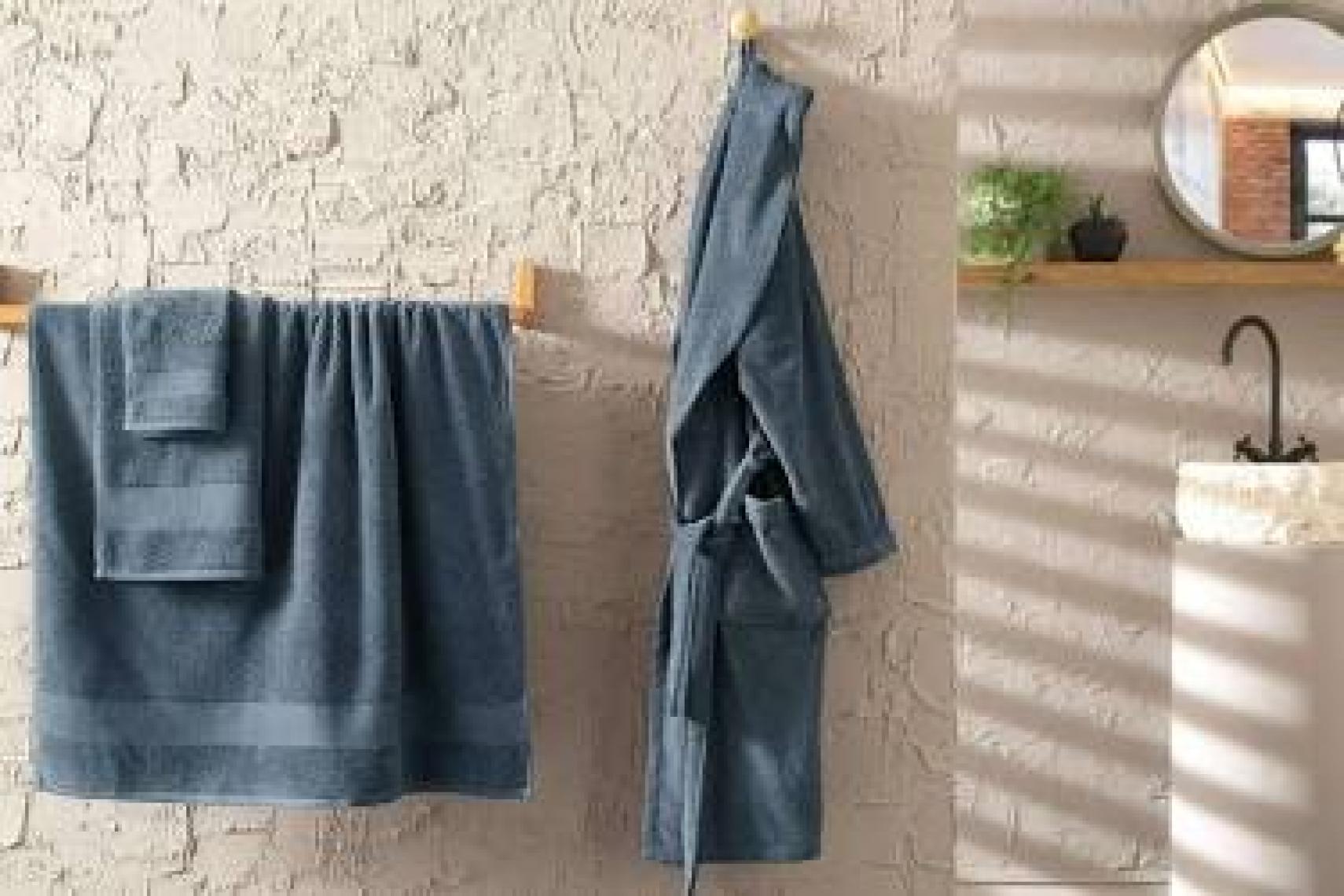 Yataş Essentials Bornoz - Navy