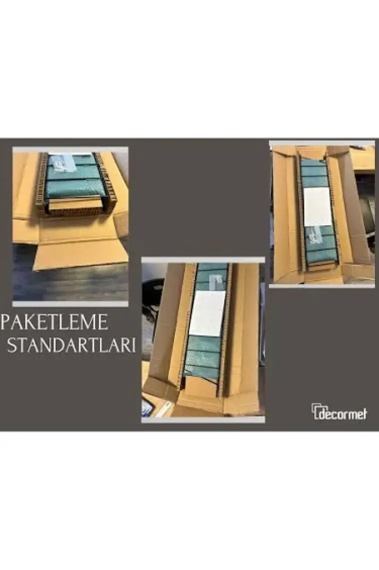 Armoni Raf ve Kitaplık Seti 3 Raflı 200*720 Ceviz