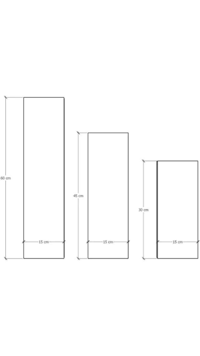 Asra Trend Doğal Modern Organizer Düzenleyici Dekoratif  Kitaplık Banyo Mutfak 3'lü Duvar Rafı