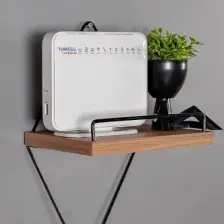 Full Reyon MDF Dekoratif Modem Rafı, Telefon Şarj Rafı, Priz Üstü Raf, Aksesuar Rafı, Obje- Kaktüs Rafı, Mutfak Rafı, Çok Amaçlı Raf