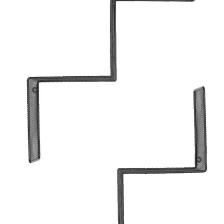 Home Metal Duvar Rafı Lego ( W ) 1 Adet