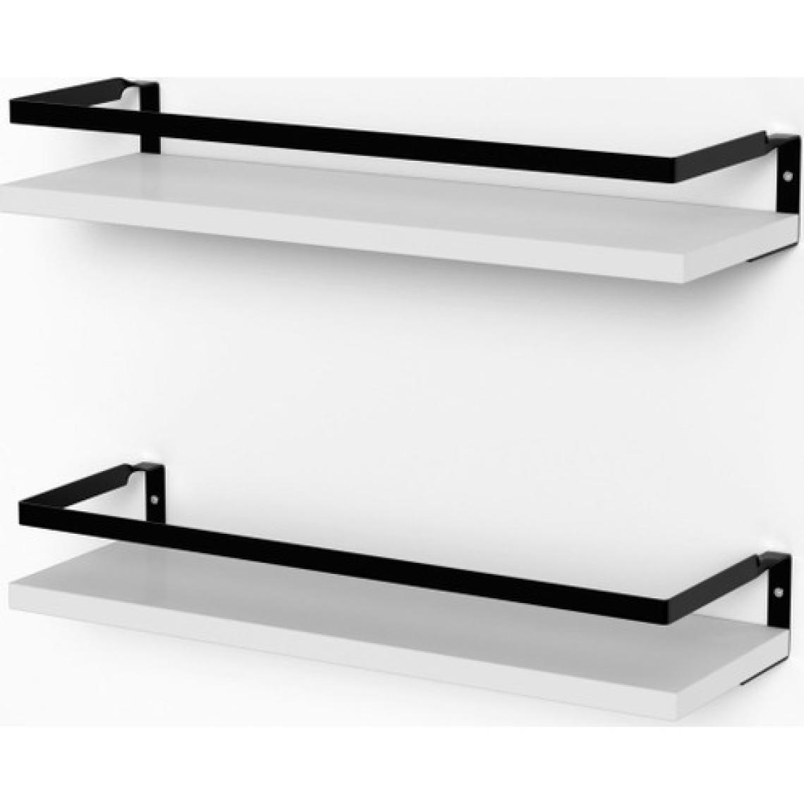 Banos Rt3 Metal Çerçeveli Baharatlık Çok Amaçlı Banyo ve Mutfak Duvar Rafı, Beyaz