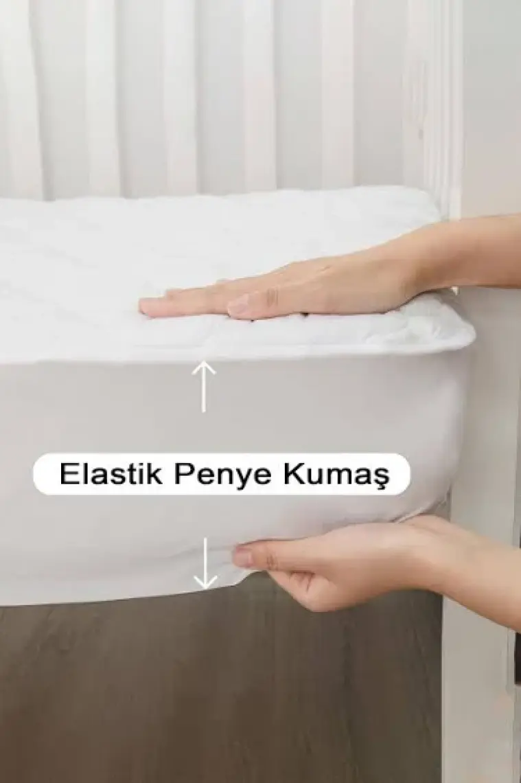 Vionel Home  %100 Pamuk Kapitone, Full Kenar Fitted, Sıvı Geçirmez Bebek, Kreş Anaokulu Alezi ve Çocuk Yatak Koruyucu Alez 70 x 130