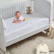 Vionel Home  %100 Pamuk Kapitone, Full Kenar Fitted, Su & Sıvı Geçirmez Bebek, Kreş Anaokulu Alezi ve Çocuk Yatak Koruyucu Alez 60 x 120
