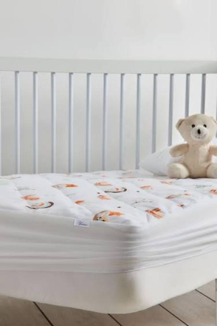 Vionel Home  %100 Pamuk Kapitone, Full Kenar Fitted, Su & Sıvı Geçirmez Bebek, Kreş Anaokulu Alezi ve Çocuk Yatak Koruyucu Alez 60 x 120