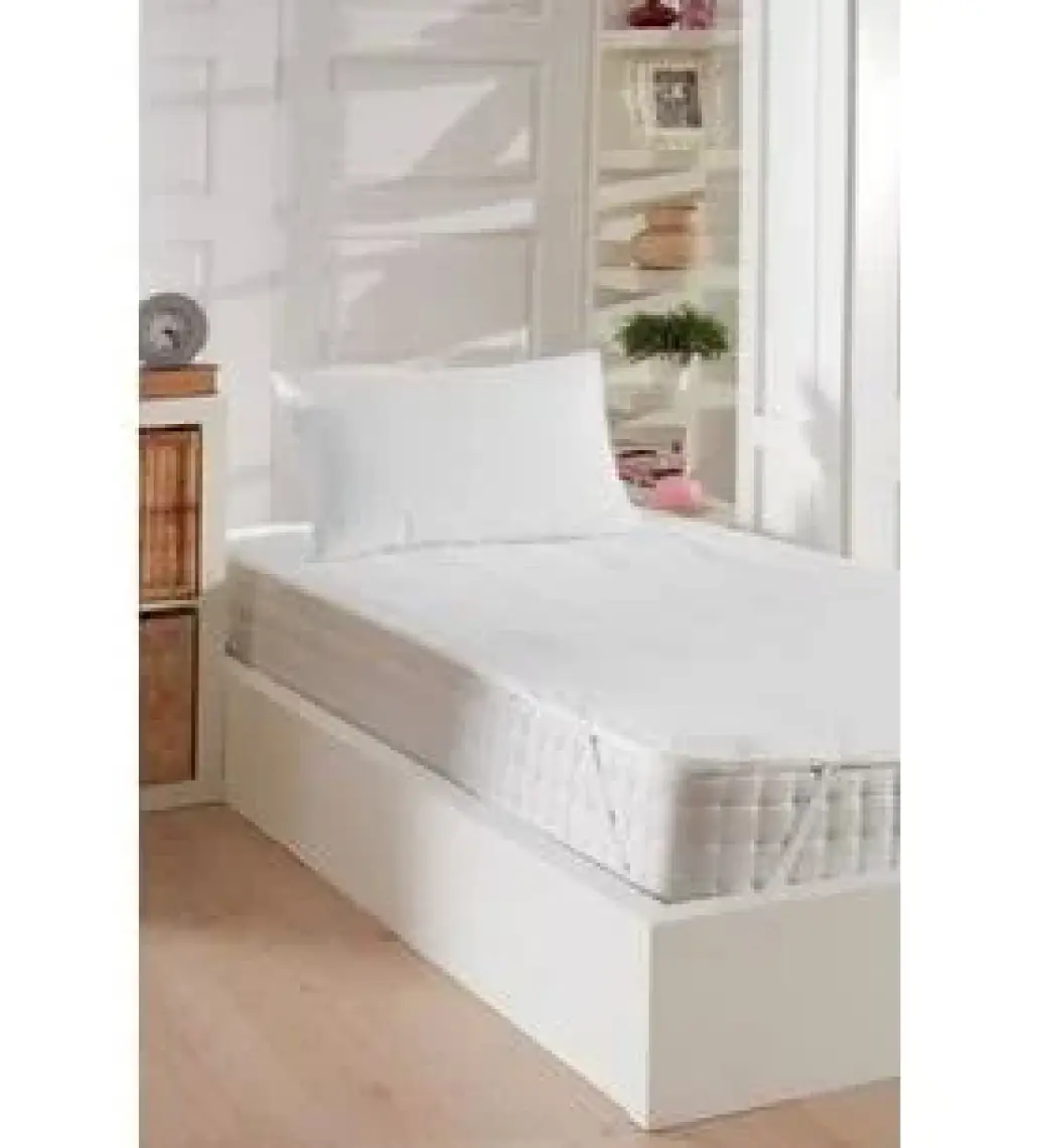 Decovilla 160 x 200 Pamuk Köşe Lastik Sıvı Geçirmez Yatak Koruyucu Alez