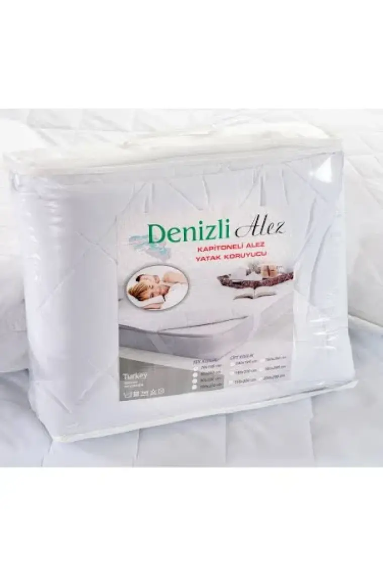Formeya Pamukkale Kapitone Fitted %100 Pamuk Yatak Koruyucu Alez