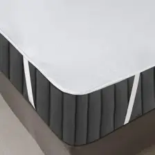 Melis Home Pamuklu Sıvı Geçirmez Alez, 4 Köşe Lastikli