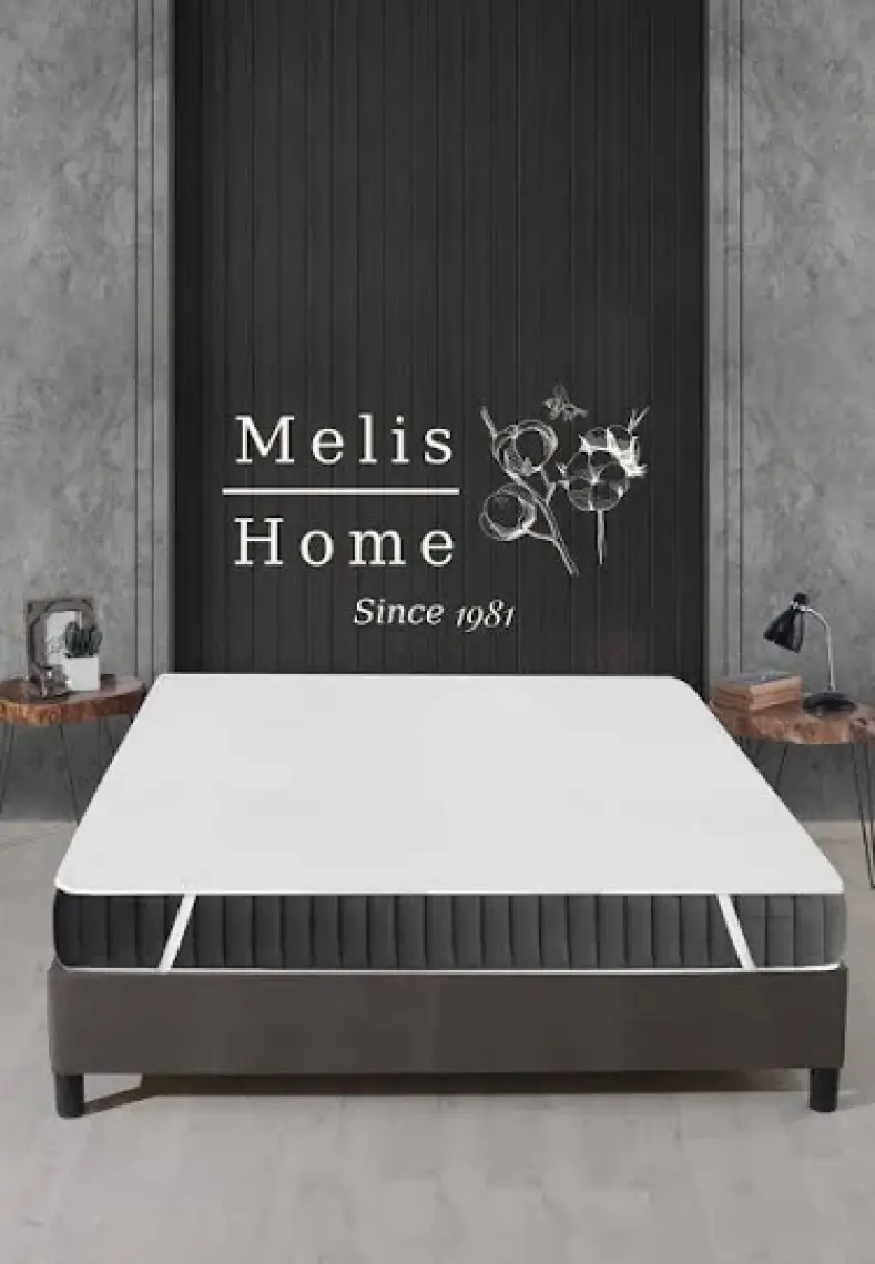 Melis Home Pamuklu Sıvı Geçirmez Alez, 4 Köşe Lastikli