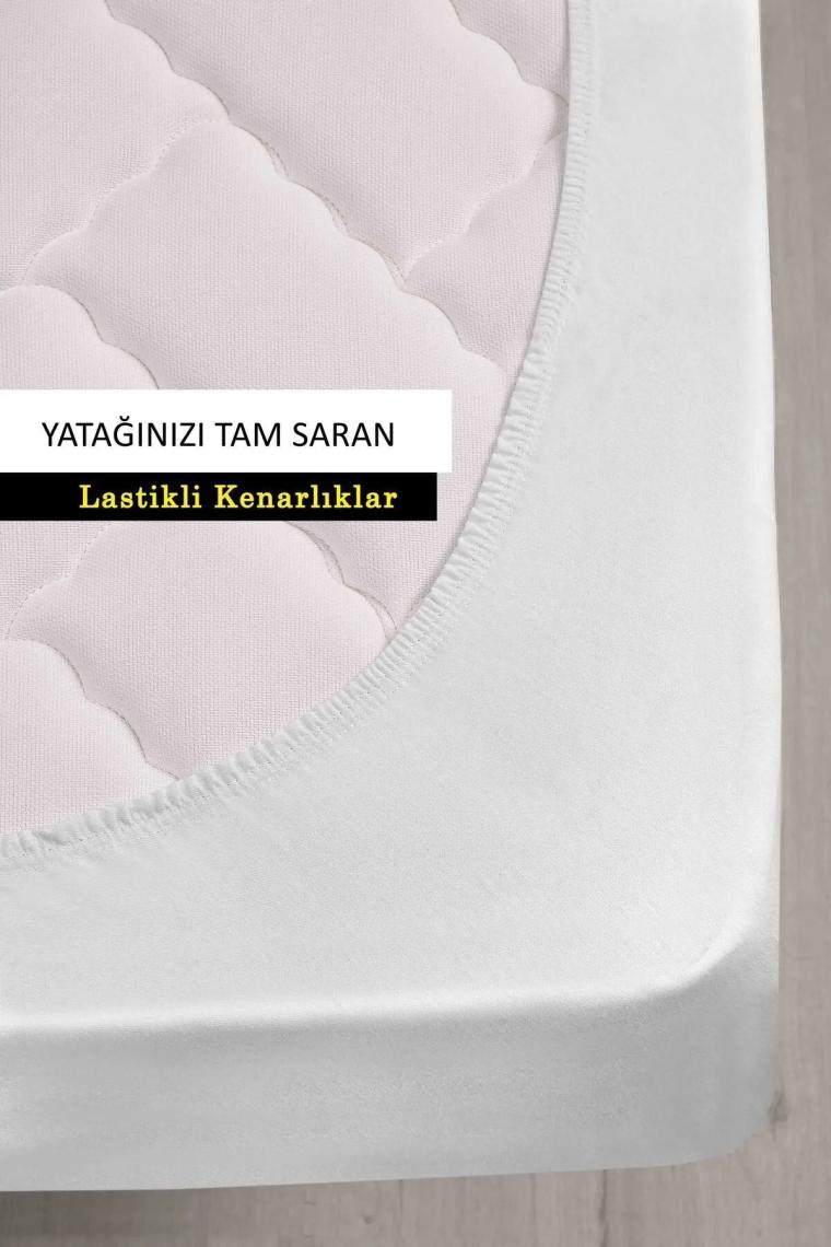 Decovilla 100 x 200 Pamuklu Fitted Sıvı Geçirmez Alez