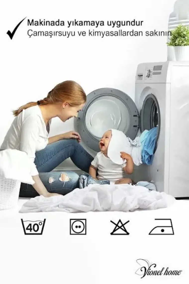 Vionel Home %100 Pamuk Kapitone, Full Kenar Fitted, Su & Sıvı Geçirmez Bebek, Kreş Anaokulu Alezi ve Çocuk Yatak Koruyucu Alez 80 x 180