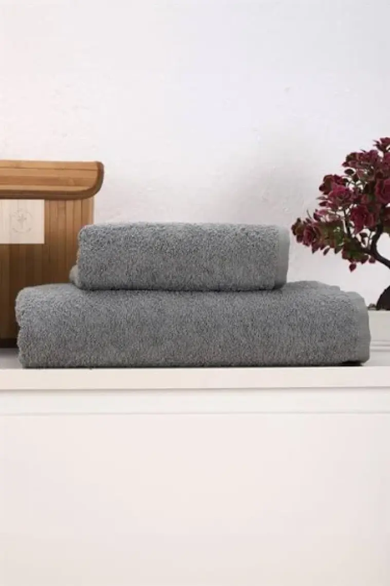Mira Home 2 Parça Kadın / Erkek Banyo Duş Hamam Havlu Seti 90X150 cm  Pamuklu