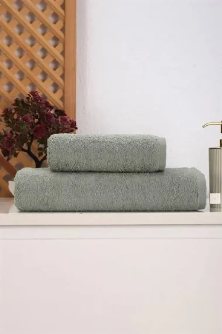 Mira Home 2 Parça Kadın / Erkek Banyo Duş Hamam Havlu Seti 90X150 cm  Pamuklu