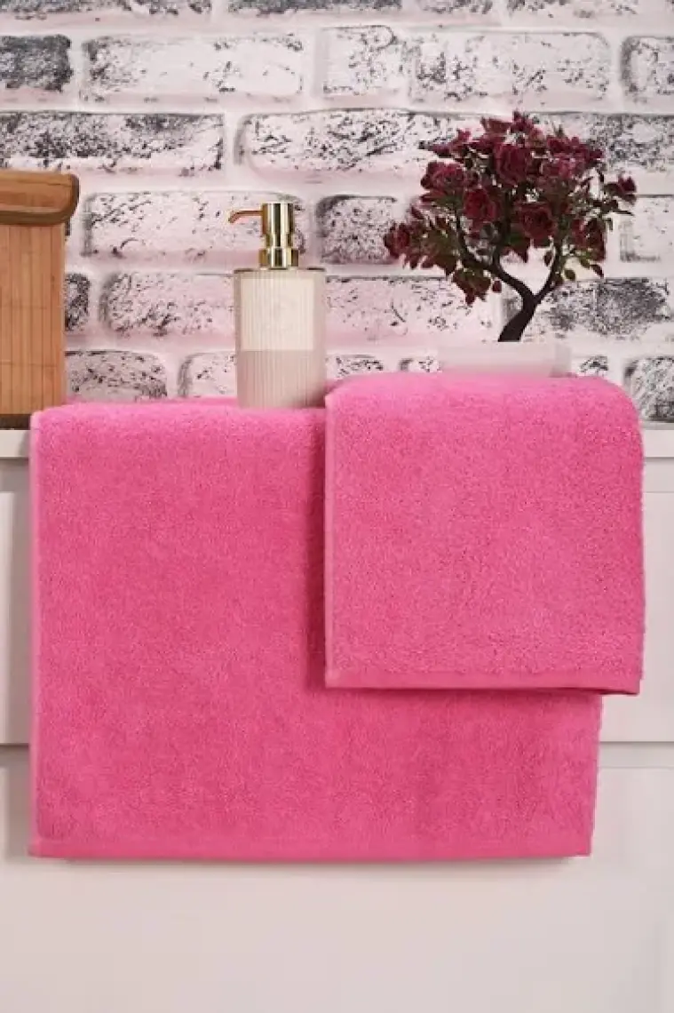 Mira Home 2 Parça Kadın / Erkek Banyo Duş Hamam Havlu Seti 90X150 cm  Pamuklu