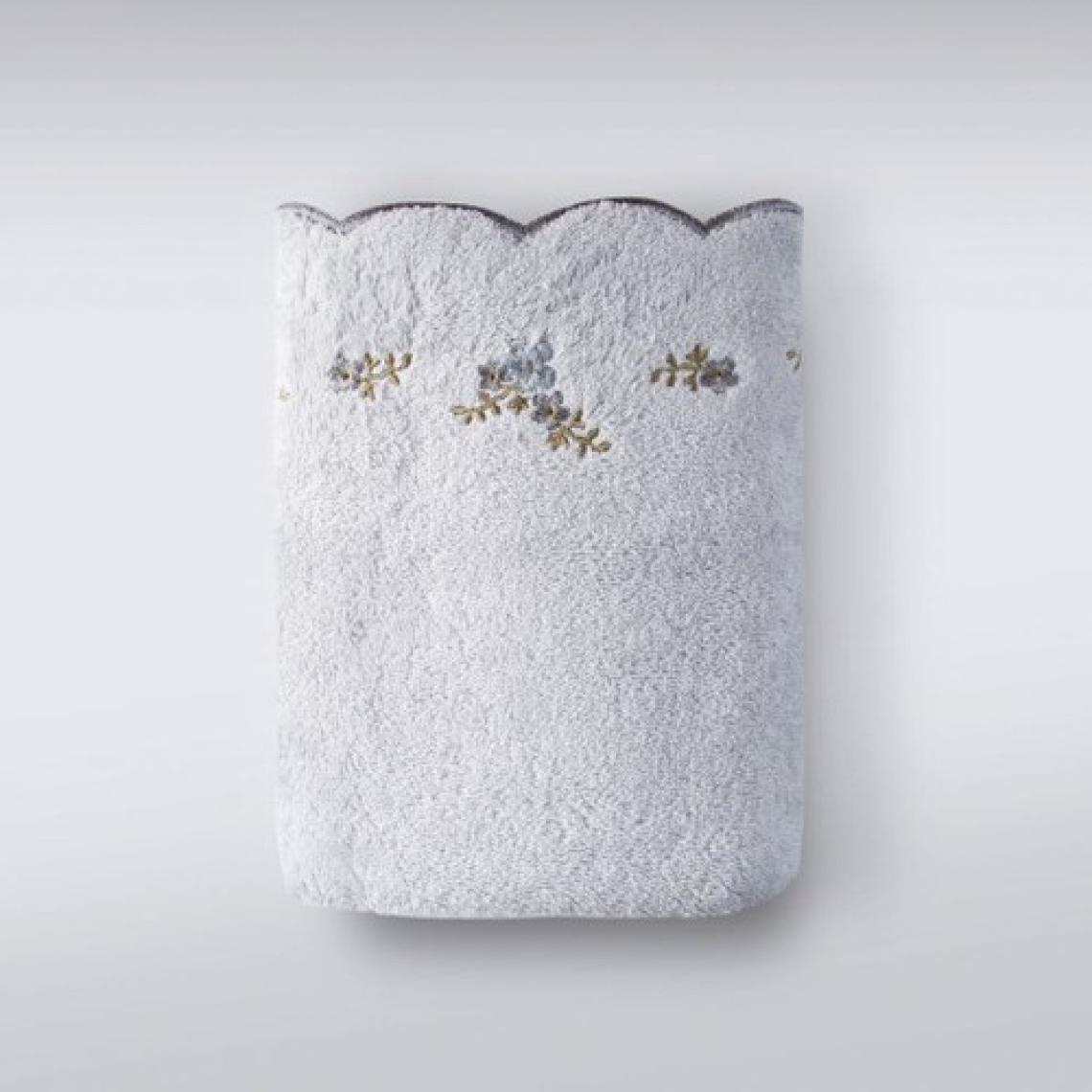 Clarina %100 Pamuk Banyo Havlusu Açık Gri 90x150