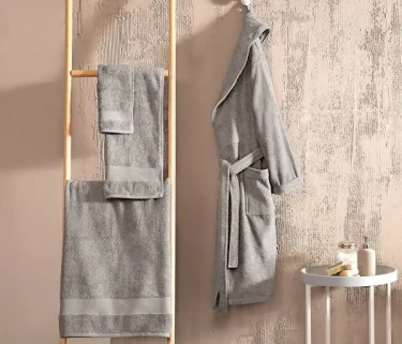 Yataş Bedding Essentials Banyo Havlusu %100 Pamuk - Gri