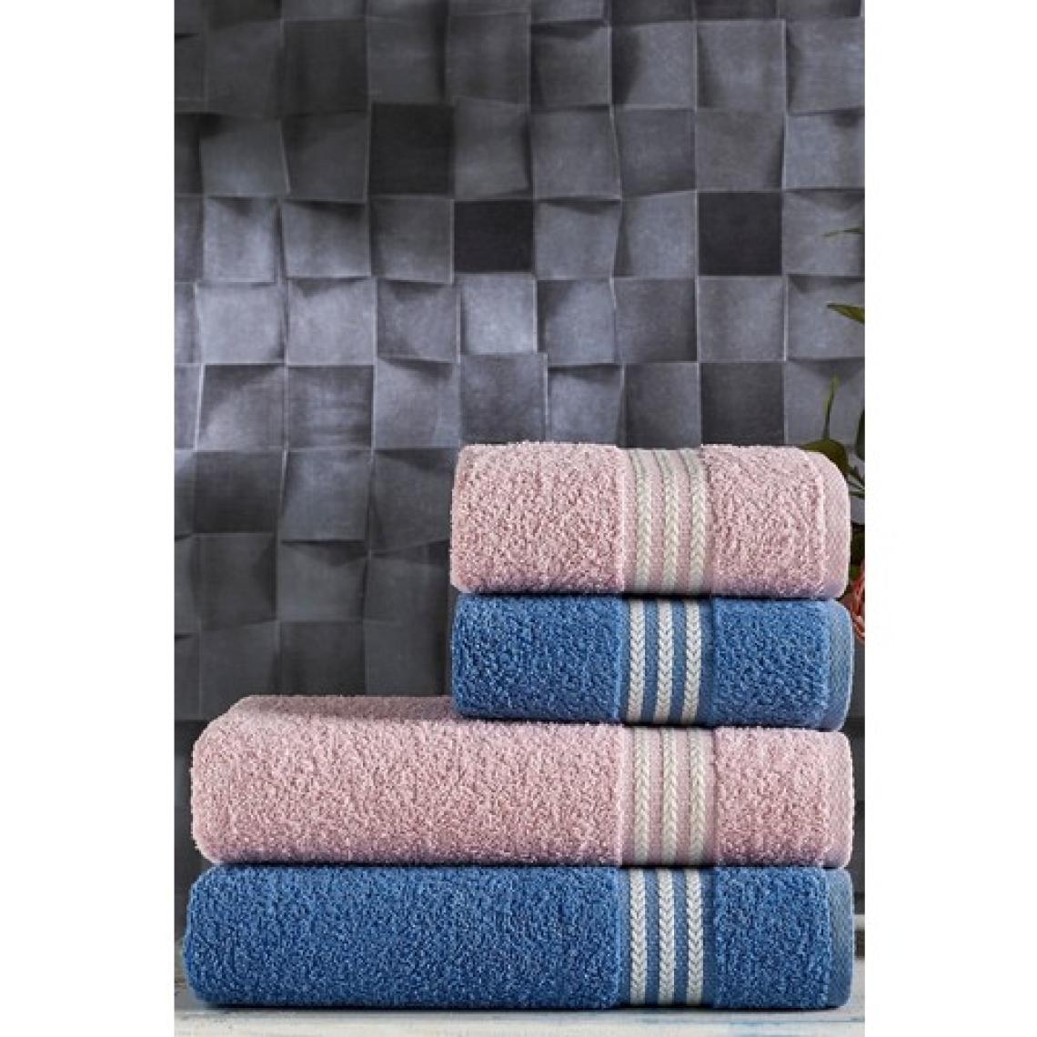Casnack Veronica 4'lü Banyo Havlu Seti