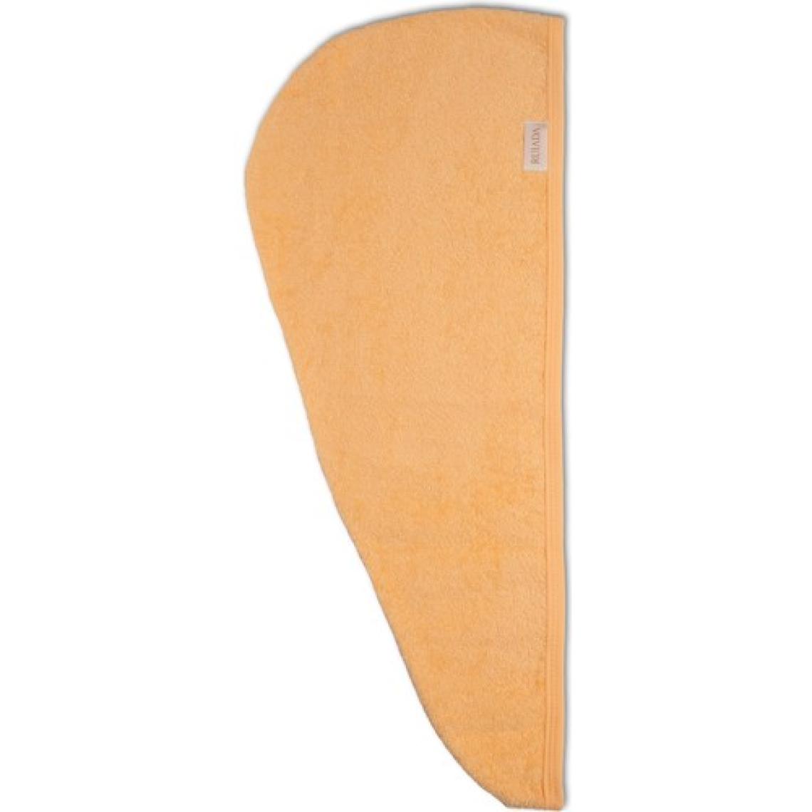 Ruiada  Pamuk Saç Kurutma Bonesi/havlusu Lastikli ve Düğmeli Orange