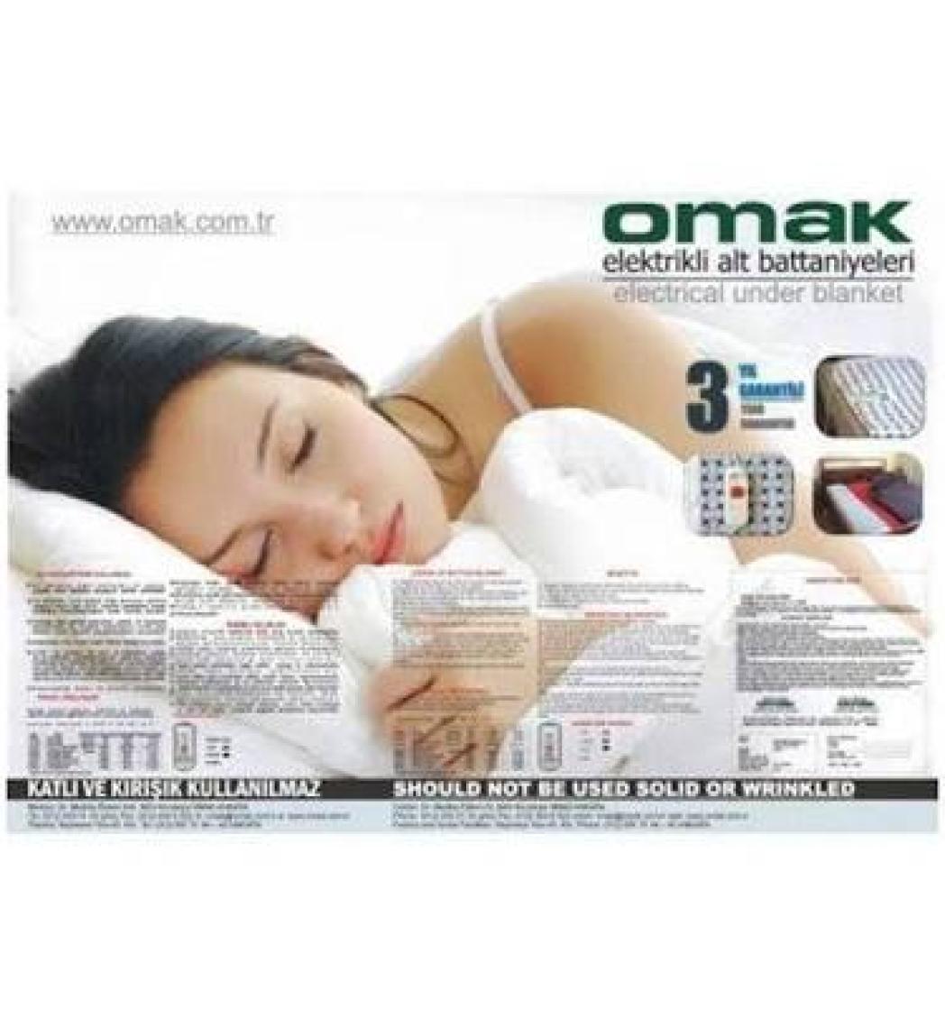 Omak Elektrikli Battaniye Tek Kisilik