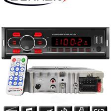 Sunask SN-2700 Çift USB Girişli Bluetooth Oto Teyp Araba Teybi Radyo Sd Aux Teyp Amfi Çıkışlı Kumandalı